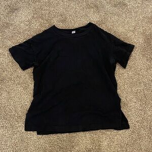 Old Navy Black Crew Neck Tee